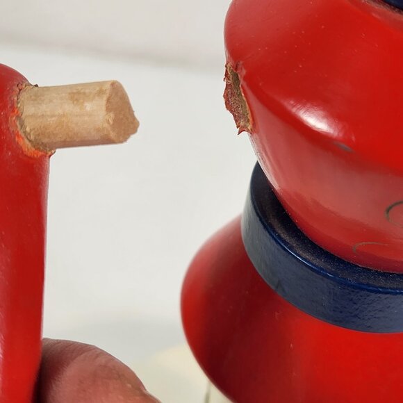 1950's Nursery Kids Baby Lamp Toy Soldier Boy Tested Working Vintage No Shade - Picture 9 of 16